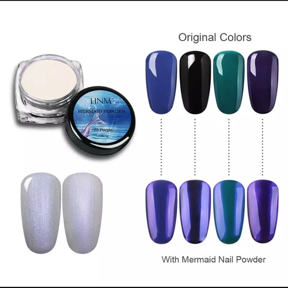 x2 Unicorn 🦄 Mermaid Nail Powder - Picture 4 of 4
